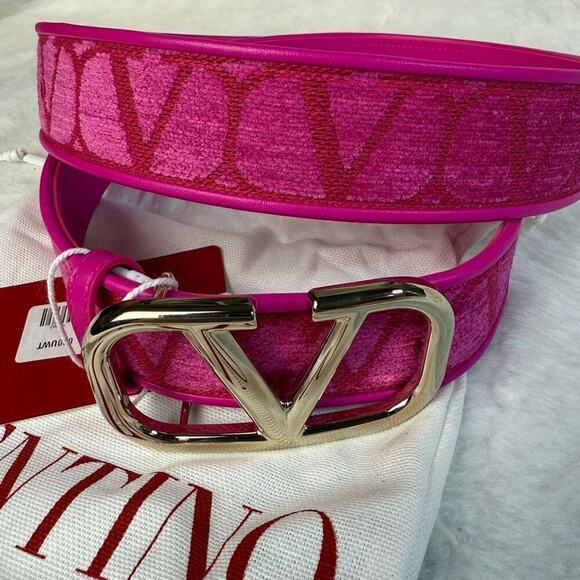 Valentino Valentino Toile Iconographe Fabric Belt main image 8